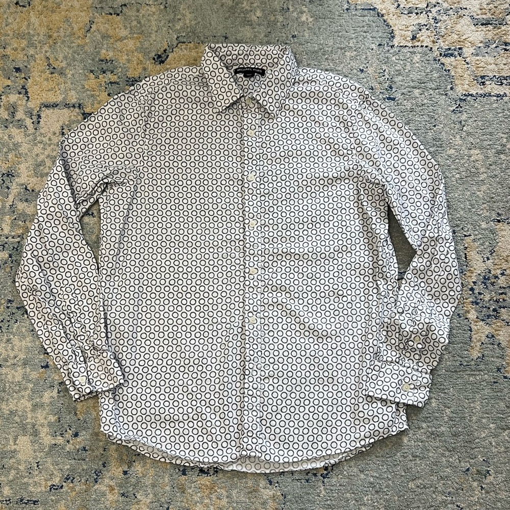 Michael Kors Button Down Dress Shirt Size Large